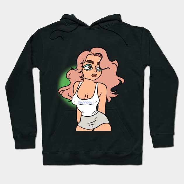 Rosey Posey Hoodie by Akansasu